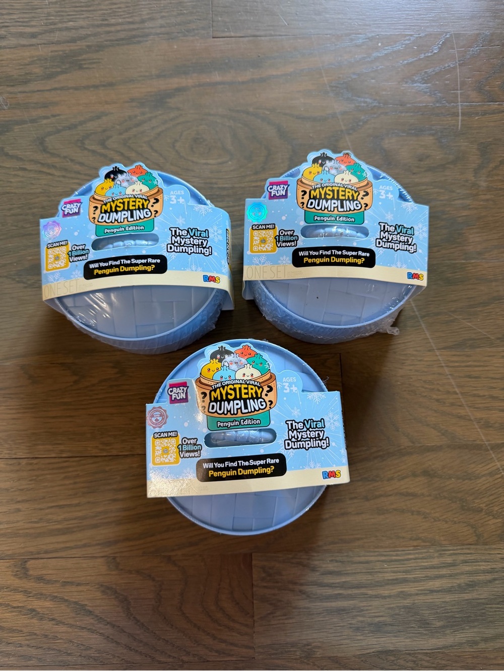 NEW 3X Mystery Dumpling Penguin Edition